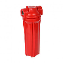 Корпус фильтра для горячей воды [Акватек] (красный) AT-FMR 3/4"